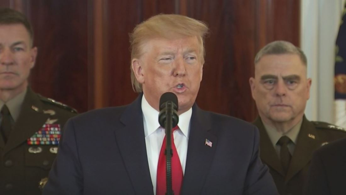 Trump anuncia nuevas sanciones económicas contra Irán tras el ataque en Irak Trump anuncia nuevas sanciones económicas contra Irán tras el ataque en Irak