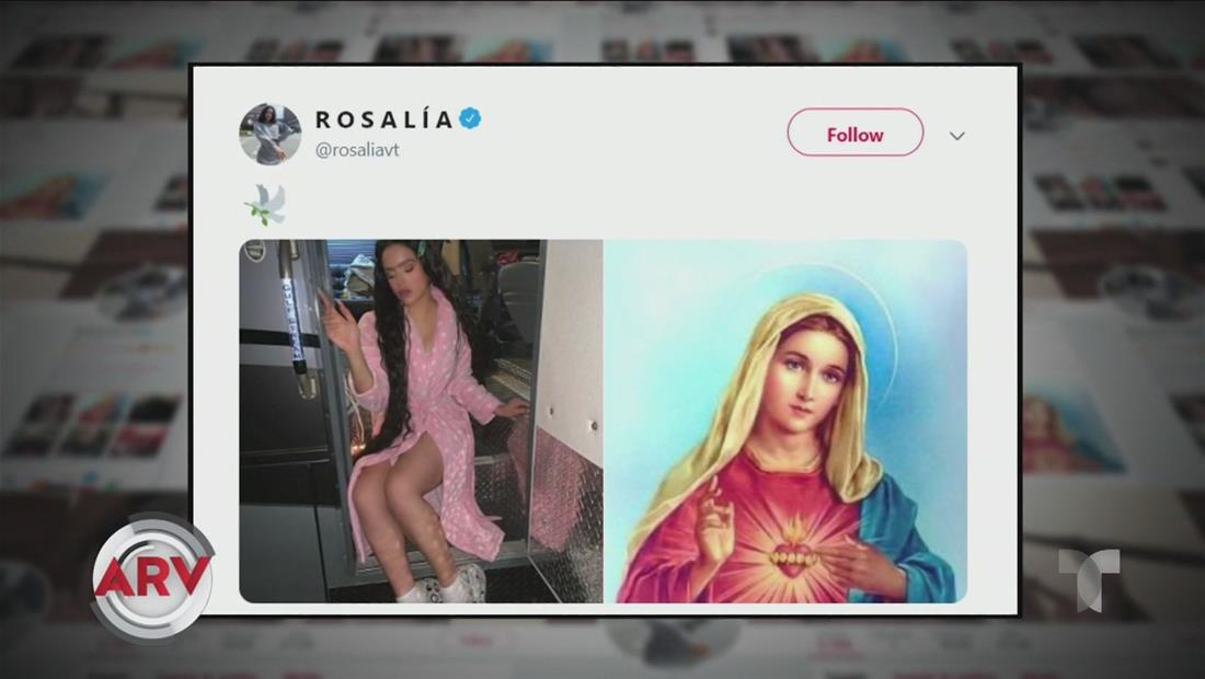 Rosalía se compara con la Virgen María y recibe una lluvia de críticas Rosalía se compara con la Virgen María y recibe una lluvia de críticas