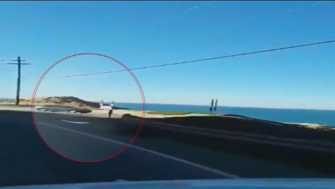 Captan el momento en que automóvil cae a un acantilado Captan el momento en que automóvil cae a un acantilado