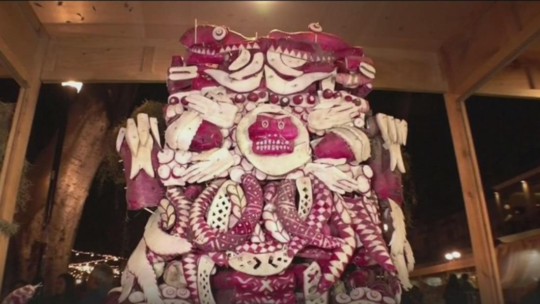 México celebra la tradicional 'Noche de rábanos' en Oaxaca México celebra la tradicional 'Noche de rábanos' en Oaxaca