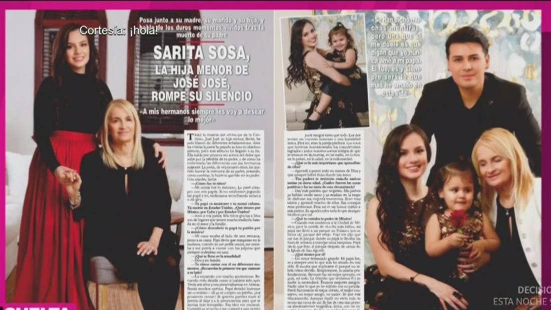 Sarita Sosa en la portada revista HOLA, ¡Entérate por qué! Sarita Sosa en la portada revista HOLA, ¡Entérate por qué!
