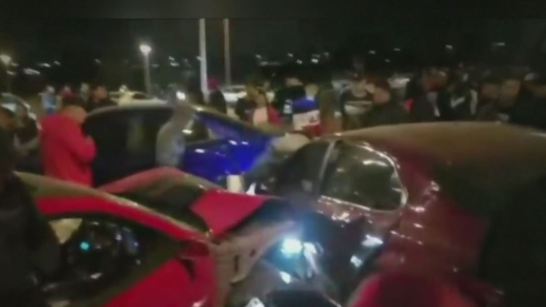 Evento de arrancones provoca choque múltiple en Jalisco Evento de arrancones provoca choque múltiple en Jalisco