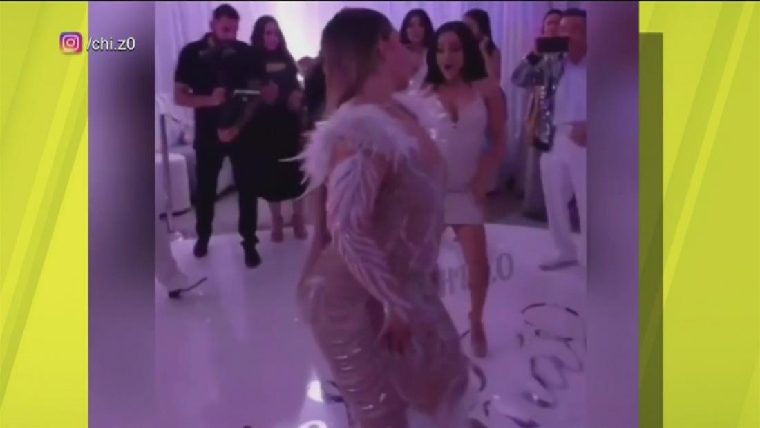 Chiquis Rivera y Lorenzo Méndez hacen baile erótico en cámara Chiquis Rivera y Lorenzo Méndez hacen baile erótico en cámara