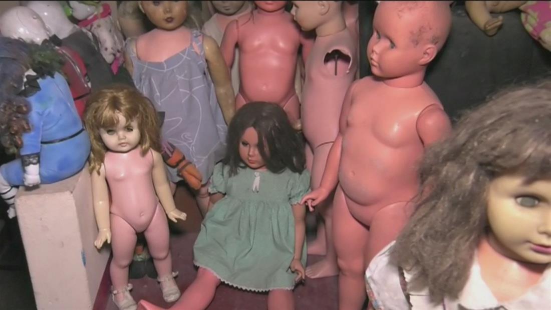 Hombre asegura que su colección de muñecas tiene espíritus atrapados Hombre asegura que su colección de muñecas tiene espíritus atrapados