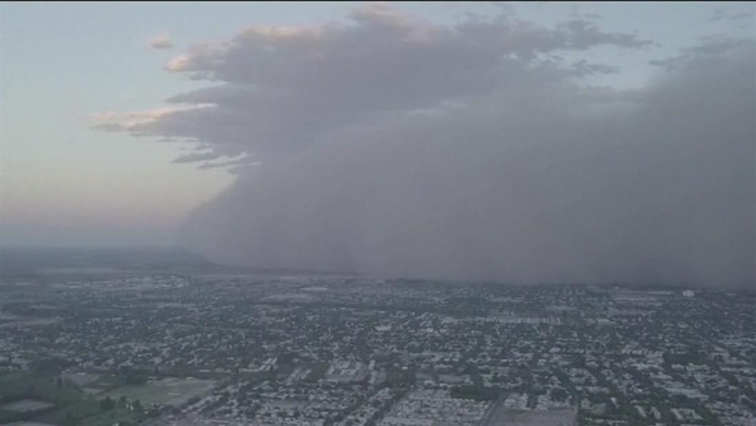 Nube de polvo se traga por completo a una ciudad en Argentina Nube de polvo se traga por completo a una ciudad en Argentina