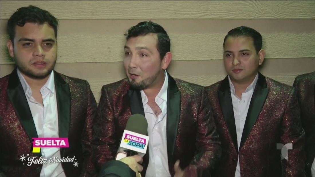 Momentos de terror para La Séptima Banda por incendio de su camioneta Momentos de terror para La Séptima Banda por incendio de su camioneta