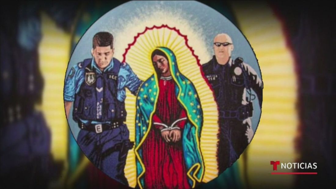 Reaparece imagen de la Virgen de Guadalupe bajo custodia de ICE Reaparece imagen de la Virgen de Guadalupe bajo custodia de ICE