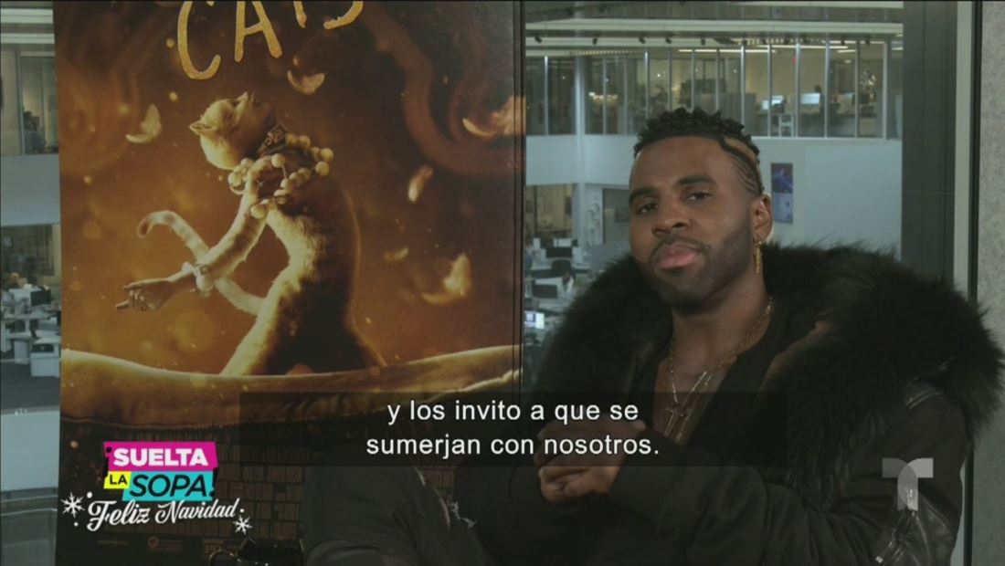 Jason Derulo mostrará su lado más felino en la película: 'Cats' Jason Derulo mostrará su lado más felino en la película: 'Cats'