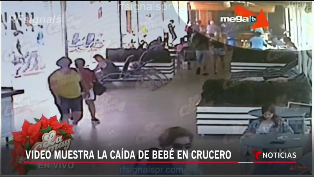 Este es el video que muestra la caída de la niña que murió desde un crucero en Puerto Rico Este es el video que muestra la caída de la niña que murió desde un crucero en Puerto Rico
