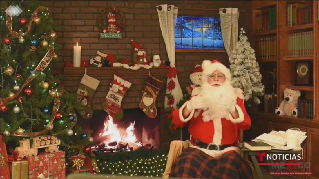 Santa Claus cuestiona al presidente López Obrador sobre violencia infantil en México Santa Claus cuestiona al presidente López Obrador sobre violencia infantil en México