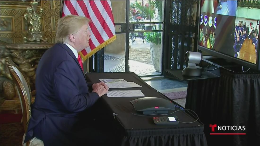 Presidente Trump envía mensaje de Navidad a tropas estadounidenses alrededor del mundo Presidente Trump envía mensaje de Navidad a tropas estadounidenses alrededor del mundo