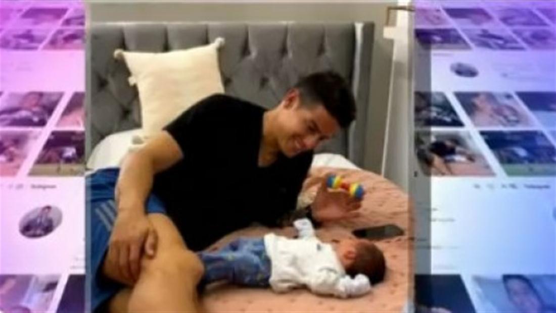 James Rodríguez comparte en redes sociales primera foto de su bebe James Rodríguez comparte en redes sociales primera foto de su bebe
