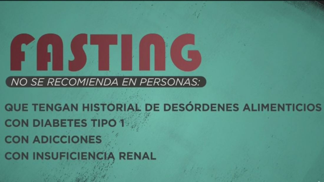 El 'fasting': una de las formas de comer más buscadas en el internet El 'fasting': una de las formas de comer más buscadas en el internet