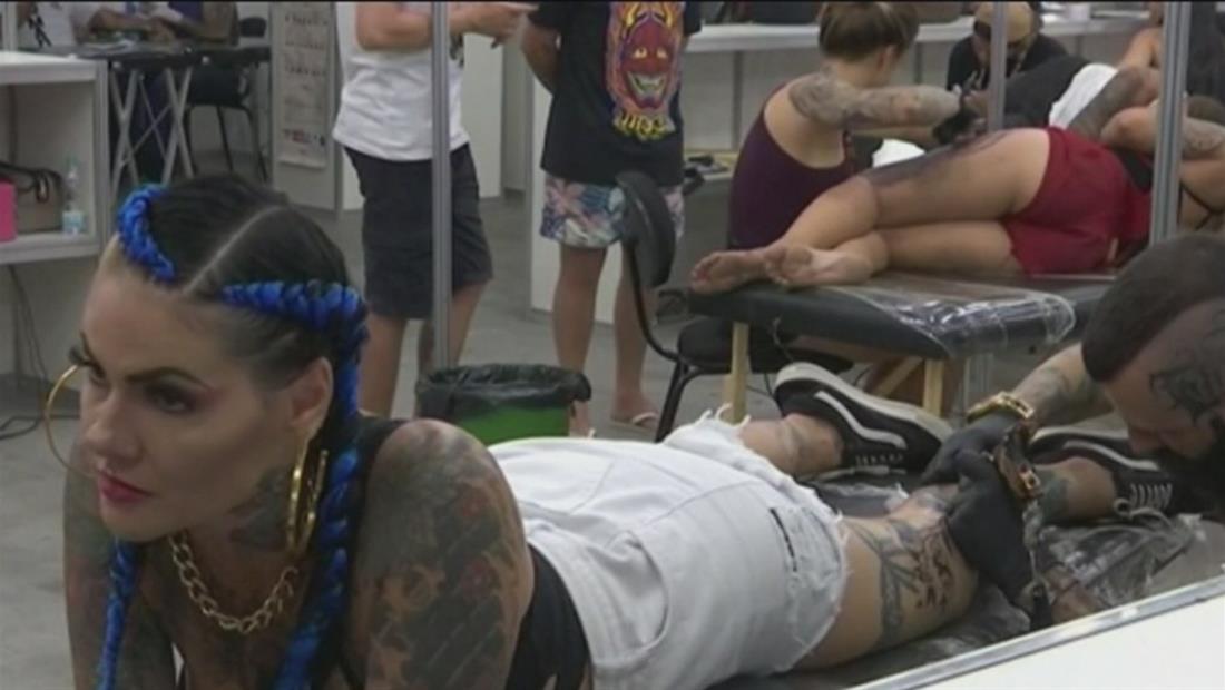 Convención de tatuajes causa sensación en Brasil Convención de tatuajes causa sensación en Brasil