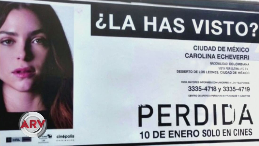 Cartel de promoción de película ‘Perdida’ causa polémica en México Cartel de promoción de película ‘Perdida’ causa polémica en México