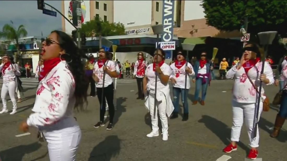 Conserjes se unen a la protesta mundial contra la violencia de género Conserjes se unen a la protesta mundial contra la violencia de género